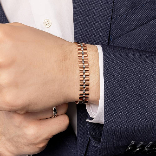 Золотой массивный браслет (арт. 3261217кб) – изображение 2