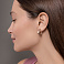 Серьги Синергия из красного золота (арт. 110306) – изображение 3