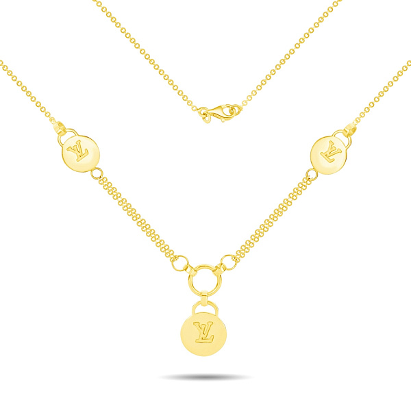 Золоте кольє в жовтому кольорі (арт. 351459ж) – зображення 2