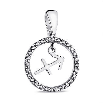 Серебряный кулон Стрелец (арт. 7503/А054стпю)