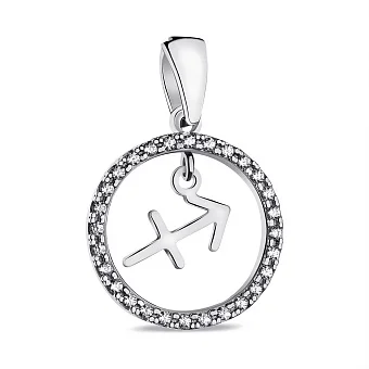 Серебряный кулон Стрелец (арт. 7503/А054стпю)