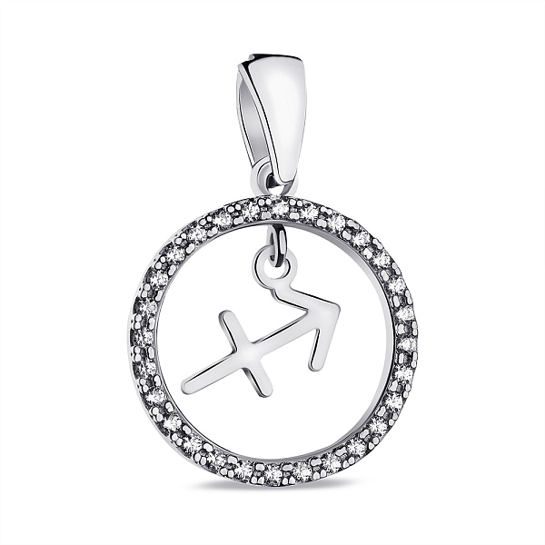 Серебряный кулон Стрелец (арт. 7503/А054стпю) – изображение 1