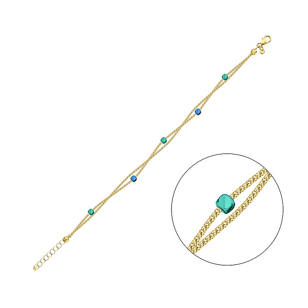 Браслет из желтого золота Francelli (арт. 326735жсбрз) – изображение 1