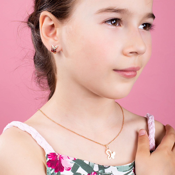 Золотой подвес без камней (арт. 423862) – изображение 2