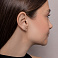 Серьги из красного золота без камней (арт. 470818) – изображение 3