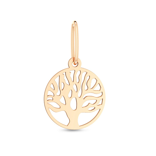 Кулон з червоного золота Дерево життя (арт. 441270) – зображення 1