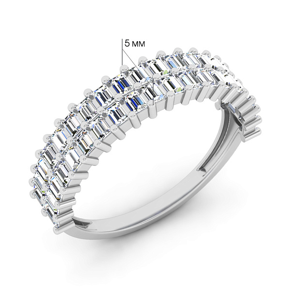 Золотое кольцо с бриллиантами (арт. К011597090б) – изображение 3