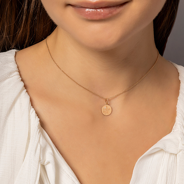 Золотой подвес Стрелец (арт. 424739ст) – изображение 2