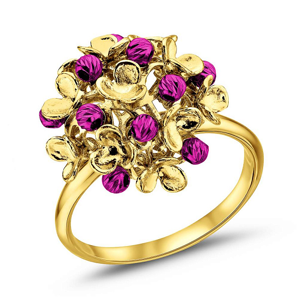 Кольцо из желтого золота Francelli (арт. 156558жмлн) – изображение 1