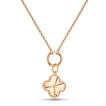 Колье из красного золота Клевер (арт. 352681/15)