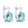 Серьги серебряные с фианитами (арт. 7502/СК2ФТ/406) – изображение 1