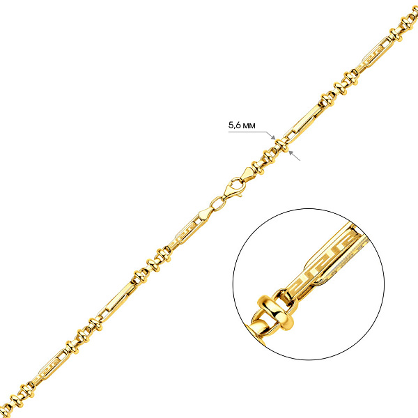 Золотая цепочка Олимпия (арт. 352423ж) – изображение 2