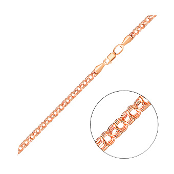 Золотая цепочка плетения Бисмарк тройной (арт. 300412)