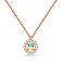 Кольє з червного золота з фіанітами (арт. 361241гж) – зображення 1