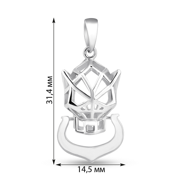 Підвіс зі срібла Пантера (арт. 7503/4169) – зображення 2