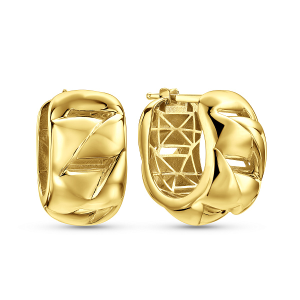 Серьги из желтого золота (арт. 110702ж) – изображение 1