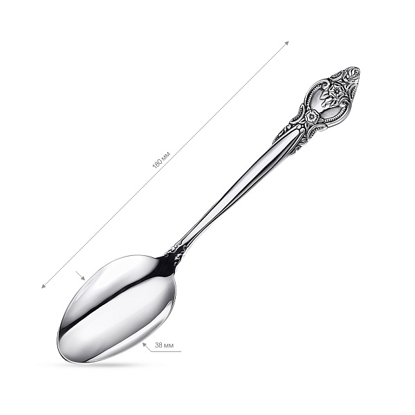 Серебряная чайная ложка (арт. 7922/8100197) – изображение 2