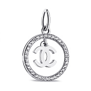 Фото Серебряный подвес Trendy Style с фианитами (арт. 7503/П2Ф/1018)