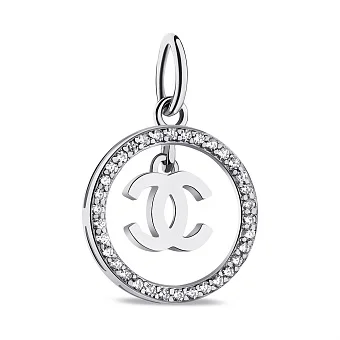 Серебряный подвес Trendy Style с фианитами (арт. 7503/П2Ф/1018)