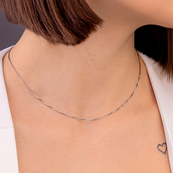 Цепочка из белого золота плетения Якорное фантазийное (арт. ц306202бс) – изображение 3