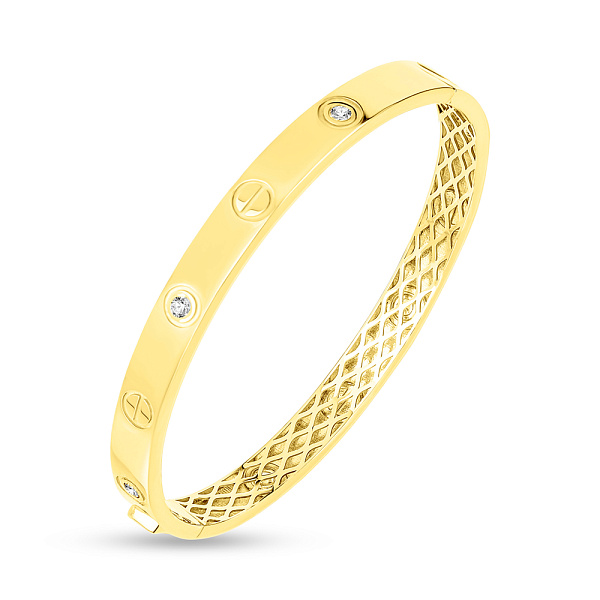 Жорсткий браслет з жовтого золота (арт. 326193/6ж) – зображення 1