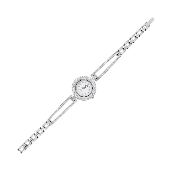 Серебряные часы с фианитами (арт. 7526/299) – изображение 1