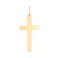 Крестик из красного золота  (арт. 440407/25) – изображение 1