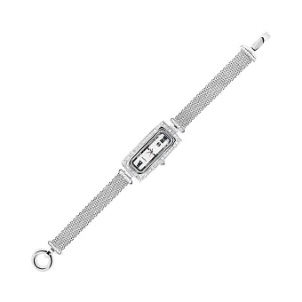 Срібний годинник з фіанітами (арт. 7526/313)