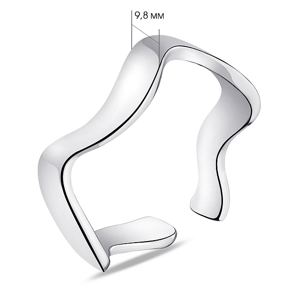 Безразмерное кольцо из серебра Trendy Style (арт. 7501/6709) – изображение 2