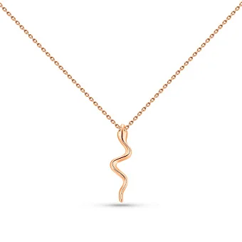 Золотое колье Змея (арт. 360220)