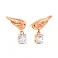 Золоті сережки Крила з фіанітами (арт. 1101065) – зображення 1