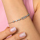 Серебряный браслет с фианитами (арт. 7509/3994) – изображение 2