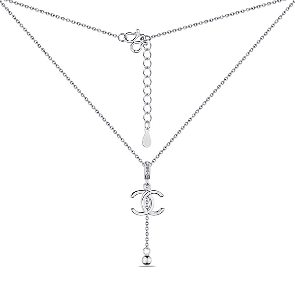 Колье из серебра с фианитами (арт. 7507/1904) – изображение 2