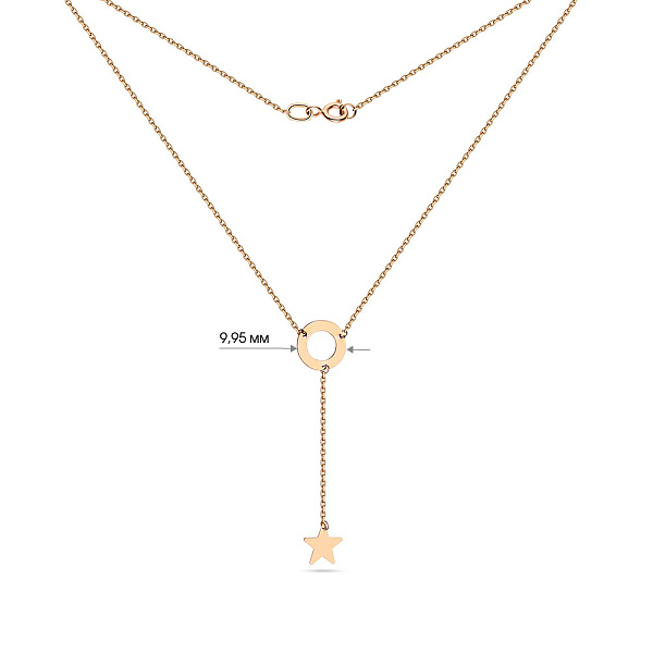 Кольє Celebrity Chain з червоного золота (арт. 352049) – зображення 3
