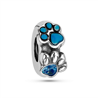 Серебряный шарм с эмалью (арт. 7903/4369ес)