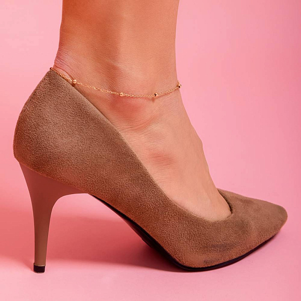 Золотий браслет на ногу (арт. 340037н) – зображення 3