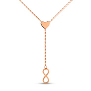 Золотое колье-галстук (арт. 352487)