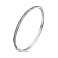 Серебряный жесткий браслет с фианитами (арт. 7509/1707/2) – изображение 1