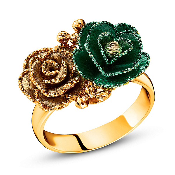 Кольцо Francelli из желтого золота (арт. 154305жз) – изображение 1