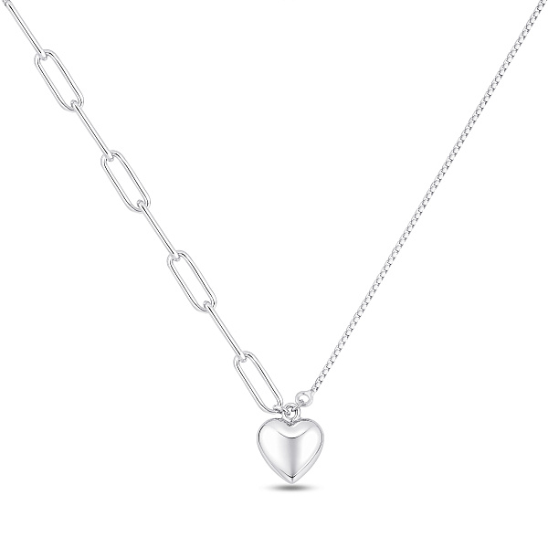 Серебряное колье Сердце (арт. 7507/2502) – изображение 2