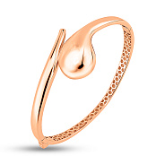 Жорсткий браслет з червоного золота Крапля (арт. 3261227)