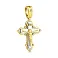 Золотой крестик с распятием и фианитами (арт. 501633ж) – изображение 1