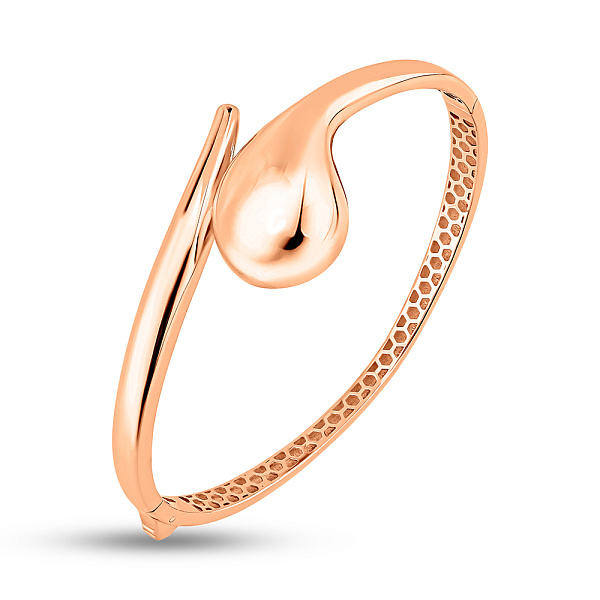 Жорсткий браслет з червоного золота Крапля (арт. 3261227) – зображення 1