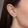 Серьги из желтого золота (арт. 1091939ж) – изображение 2