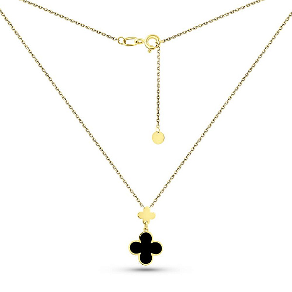 Золоте кольє з емаллю (арт. 360207жеч) – зображення 2