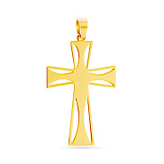 Фото Крестик из желтого золота (арт. 440333ж)