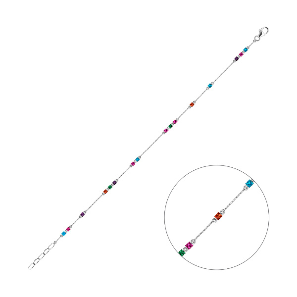 Браслет Francelli из белого золота (арт. 326203бцв) – изображение 1