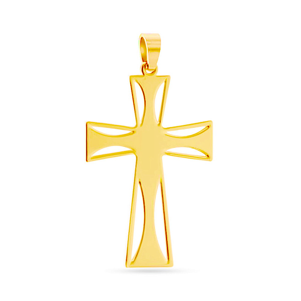 Крестик из желтого золота (арт. 440333ж) – изображение 1