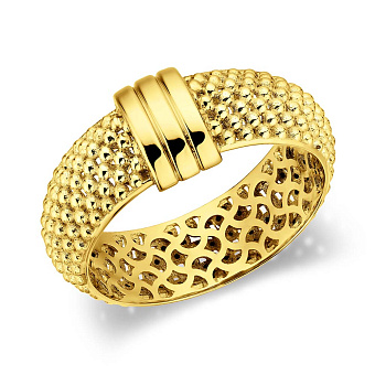 Кольцо из желтого золота без камней (арт. 156731ж)