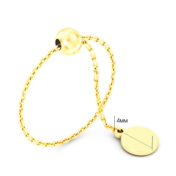 Золотое кольцо FLY (арт. 1401061ж) – изображение 2